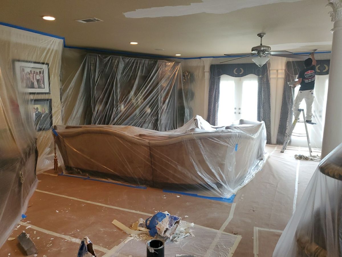 GAF Timberline HDZ Mission Brown — large estate roof installation in progress